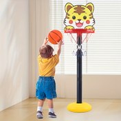 Resim Ayarlanabilir Çocuk Basketbol Hoop Seti - Kolay Montaj İç/Dış Mekan Spor Oyuncak, Çok Renkli Plastik, 3-6 Yaş Aralığı İçin İdeal, Mükemmel Doğum Günü veya Yılbaşı Hediyesi, Gençler İçin Basketbol Hoop 