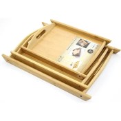 Resim 3'lü Bambu Tepsi ALK2164 