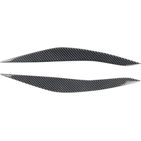 Resim Spibicyy Bmw 5 Serisi F10 F11 2011-2014 Araba Göz Kapağı Ön Far Kaş Kapağı Göz Kapağı Trim Sticker (Yurt Dışından) 