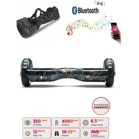 Resim Citymate Elektrikli Kaykay Akıllı Denge Hoverboard + Hoverkart + Çanta Full Ledli Extrem Paket D18 