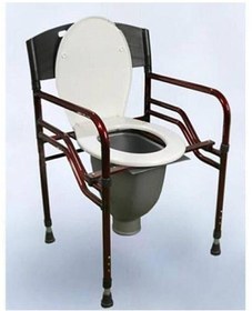 Resim Tuvalet Sandalyesi Katlanabilir Hafif Tuvalet Yaşlılar Engelli Duş Sandalyesi Kamp Tuvalet Taburesi 