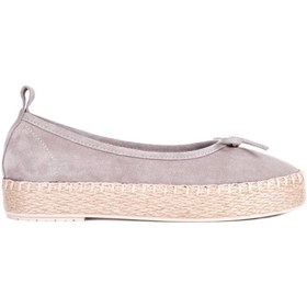 Resim Bueno Shoes Vizon Süet Kadın Dolgu Topuklu Espadril Ayakkabı 01ws10501 