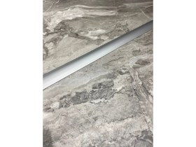 Resim Pasha Dekor Alüminyum Kapı Eşik Profili Parke Altı Çıtası Yapışkanlı 90 cm 