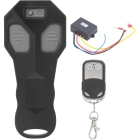 Resim Creatorally Araba Vinç Denetleyici Kablosuz Uzaktan Anahtarlık Kontrol 12V 50FT Tutamak Taşınabilir Kamyon Atv Için (Yurt Dışından) 