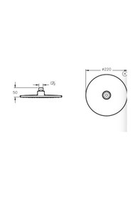 Resim Artema A45708Sata Rain L Duş Başlığı Diğer 