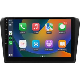 Resim MAZDA 3 2003-2009 ANDROİD MULTİMEDYA CARPLAY 9 İNC HD IPS EKRAN 4GB RAM /64GB KAMERA HEDİYELİ 