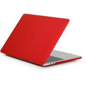 Resim Genel Markalar Macbook Pro 14 İnç 2021 A2442 M1 İşlemcili Koruma Kılıfı Mat Doku Hardcase Kapak 