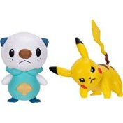 Resim Pokemon Battle Figür 2'li Seti Pikachu Oshawott 