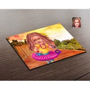Resim Kişiye Özel Kız Çocuk Karikatürlü Ahşap Puzzle-11 (479987371) 