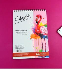 Resim Gift Moda A4 Spiralli Suluboya Sketchbook Resim Defteri - 24 Yaprak 