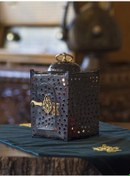 Resim Bakır Fener Yıldız Kesim Kare Model (Oksitli Bakır) 