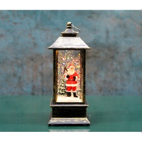 Resim Noel Babalı Işıklı Kar Küresi 