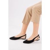 Resim Fox Shoes SiyahTen Kadın Babet H726324002 