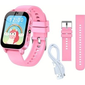 Resim Motion003 Pembe Set Çocuk Akıllı Saati Dokunmatik Kamera Oyun Müzik Çalar Video Ses Kaydı Diğer 