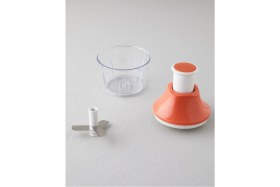 Resim Feyza Design Pratik El Rondosu 700ML, Basmalı Mekanizma, Paslanmaz Üçlü Bıçaklı 