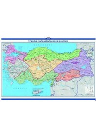 Resim Türkiye Bölgeler Haritası Kaplamalı 
