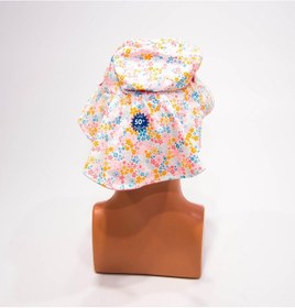 Resim Nabaiji Bebek Uv Korumalı Şapka - Pembe / Çiçek Baskılı 3-5 Yaş 49-51cm Kafa Ölcüsü Çift Taraflı Meridyendukkan 