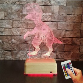 Resim Vipyol 3d Dinazor Led Hediyelik Masa Lambası 