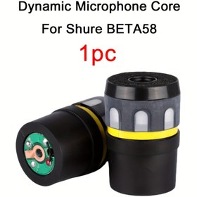 Resim Shure BETA58 için Dinamik Mikrofon Çekirdeği, Tek Yönlü Kablolu Dinamik Mikrofon Kartuşu Değiştirme Kiti, Stüdyo ve Canlı Kayıt İçin Ses Toplama Başlığı 