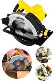 Resim Graizer Alman 3000 Watt Lazerli Bakir Sargili Metal Şanzuman Sunta Kesme Daire Testere Makinesi 185 mm 