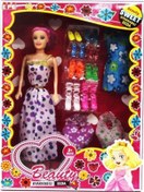 Resim Ayakkabılı Barbie Bebek 