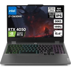 Resim Lenovo Loq I7-13650HX 48 -Gbddr5 512 Gbssd RTX4050 (6GB-105W) 15.6" Fhd Windows 10 Home Aı Taşınabilir Bilgisayar 83DV0118TRFR100 