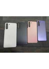 Resim Samsung Galaxy S21 G990f İle Uyumlu Arka Pil Kapak Altın 