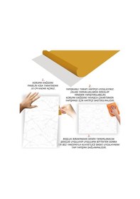 Resim Tink Kendinden Yapışkanlı Silver Desenli Pvc Panel 41x62 Cm 