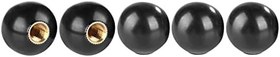Resim 5 Adet BM6*20 Yuvarlak Bakalit Topu Vites Kolu Vites Topuzu, Evrensel Aksesuarlar, Siyah, Hentbol Vites Topuzu, Bakalit Topu, Tüm Takım tezgahları Için 