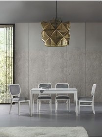 Resim Urbanis Açılır Yemek Masası 170'lik Beyaz 