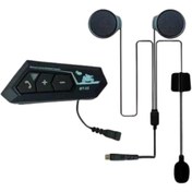 Resim POEBGO FAMİLY'S Intercom Bluetooth Kask Kulaklık Motosiklet Kulaklık 5.0 Bluetooth 
