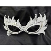 Resim Taşlı Göz Kamaştıran Gecenin Yıldızı Beyaz Parti Alev Gözlük 1 