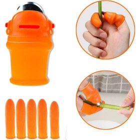 Resim Konyax Baş Parmak Sebze Ayıklayıcı Set Kadın 