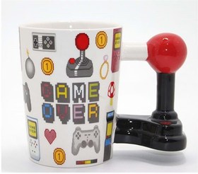 Resim Himarry Porselen Game Over Kupa Bardak Beyaz 