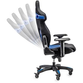 Resim Stint Siyah Ofis ve Oyuncu Koltuğu 
