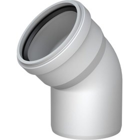 Resim Skygo Pvc Atık Su Borusu 45 derece 75 mm 10 Adet 