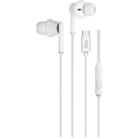 Resim Bix HF01C Type-C Extra Bass Destekli Mikrofonlu Kablolu Kulakiçi Kulaklık 
