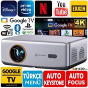 Resim Vankyo Performance V700G Android Google TV HDR10+ 4K Destekli Projeksiyon Cihazı +Auto Focus+Auto Ke 