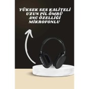 Resim Kulak Üstü Kulaklık Pro9 ve Yeni Nesil Akıllı Saat Android ve Ios Uyumlu Anc Özelliği 