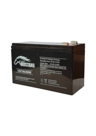 Resim 12v 7ah Amper Mustang Akü Ups Güç Kaynağı Aküsü Pilsan 