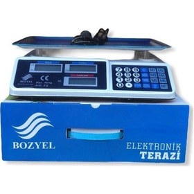 Resim Dijital Göstergeli Elektronik Bakkal Kasap Manav Terazisi 40 Kg 5468 Çok Renkli 
