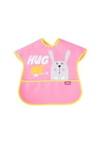 Resim Babyjem Poli Muşamba Mama Önlüğü Büyük Pembe 