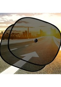 Resim Zhanglei001 2 Adet Statik Telli Rulo Güneşlik Yan Cam Isı Ve Uv Koruma Sedan Kamyon Suv 