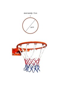 Resim Walke Basketbol Çemberi Tek Kat Fileli Basketbol Potası 