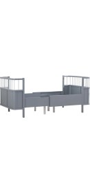 Resim Setay Mdf Beşik Siesta Büyüyen Beşik 90x130, Karyola 90x190 