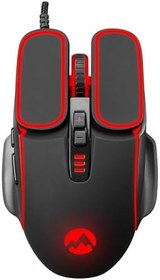 Resim Everest SG-G55 Xfora LED Işıklı Gökkuşağı Aydınlatmalı 7d Makro Tuşlu Siyah 7200 DPI Oyuncu Mouse, Siyah 