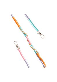 Resim Hippi Lilac Rengarenk El Örgüsü Telefon Ve Çanta Askısı - 110 Cm 