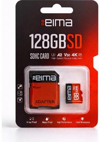Resim Eima 128gb Sd Kart Sdhc, Adaptörlü, Yüksek Hızlı Hafıza Kartı 