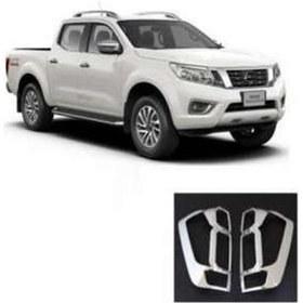 Resim Nissan Navara Uyumlu 2016 Sonrası Arka Stop Kaplama Abs Plastik Krom 