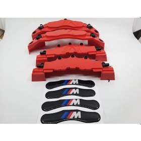 Resim Bmw 3-5 Serisi Fren Kaliper Kapağı Takım - M - Kırmızı Yan Sanay 